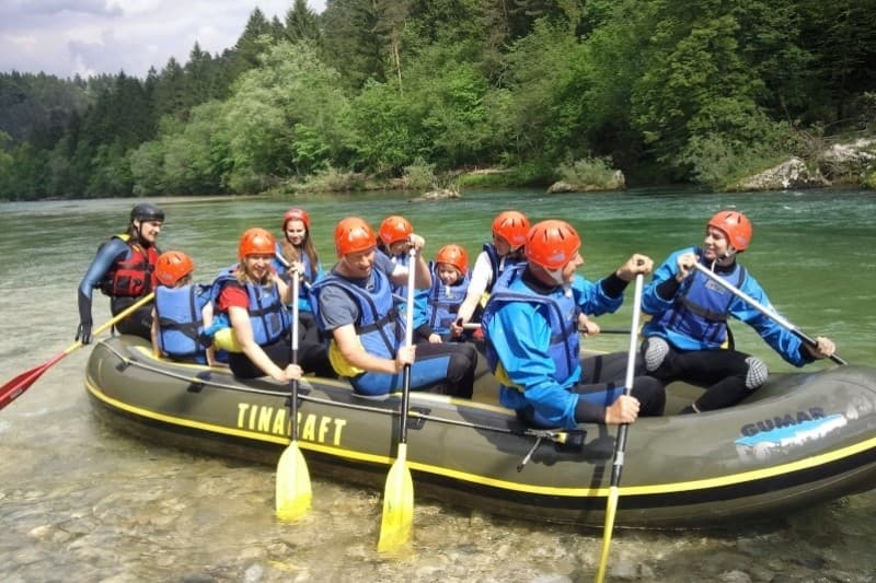 Rafting po reki Savi Bohinjki